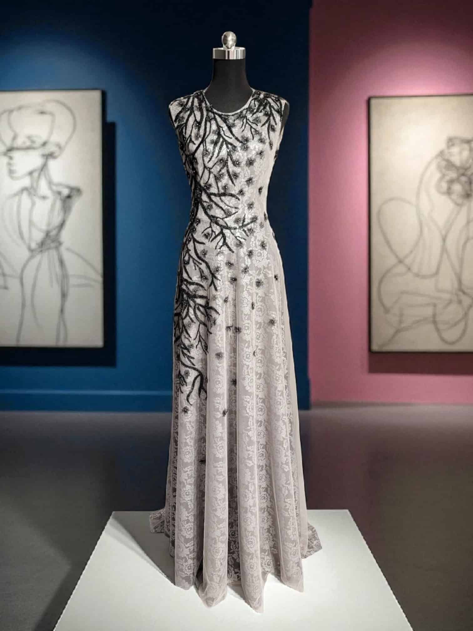 Noir Elysium Lace Couture Gown